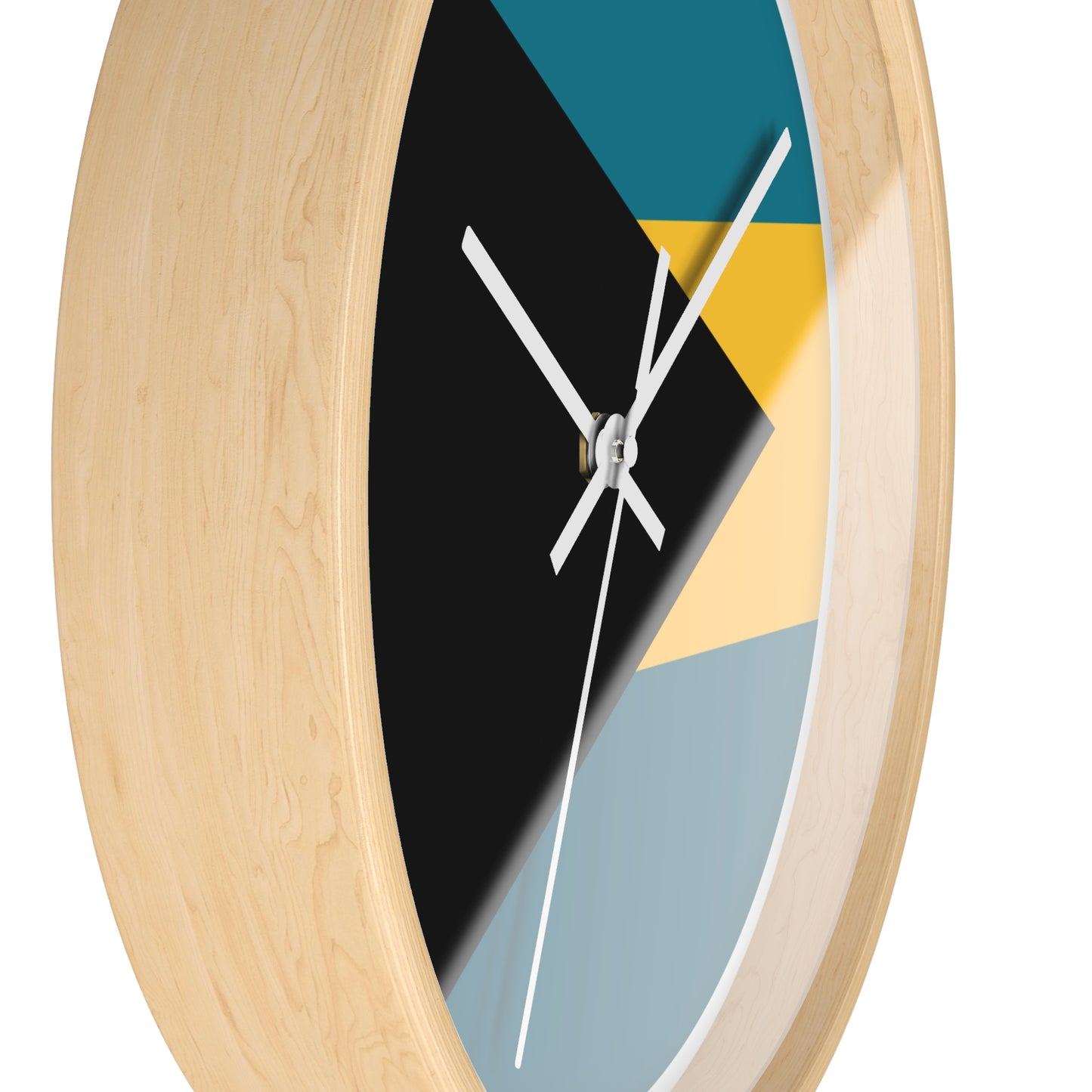 Bahamas Flag Wall Clock - Modern Home Decor for Beach Lovers