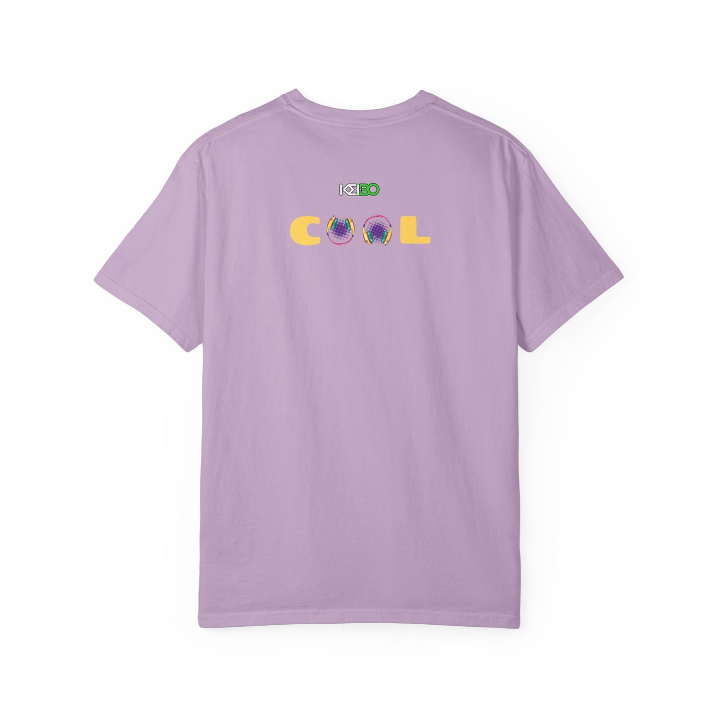 Cool Vibes Unisex Garment-Dyed T-Shirt with Headphones Graphic