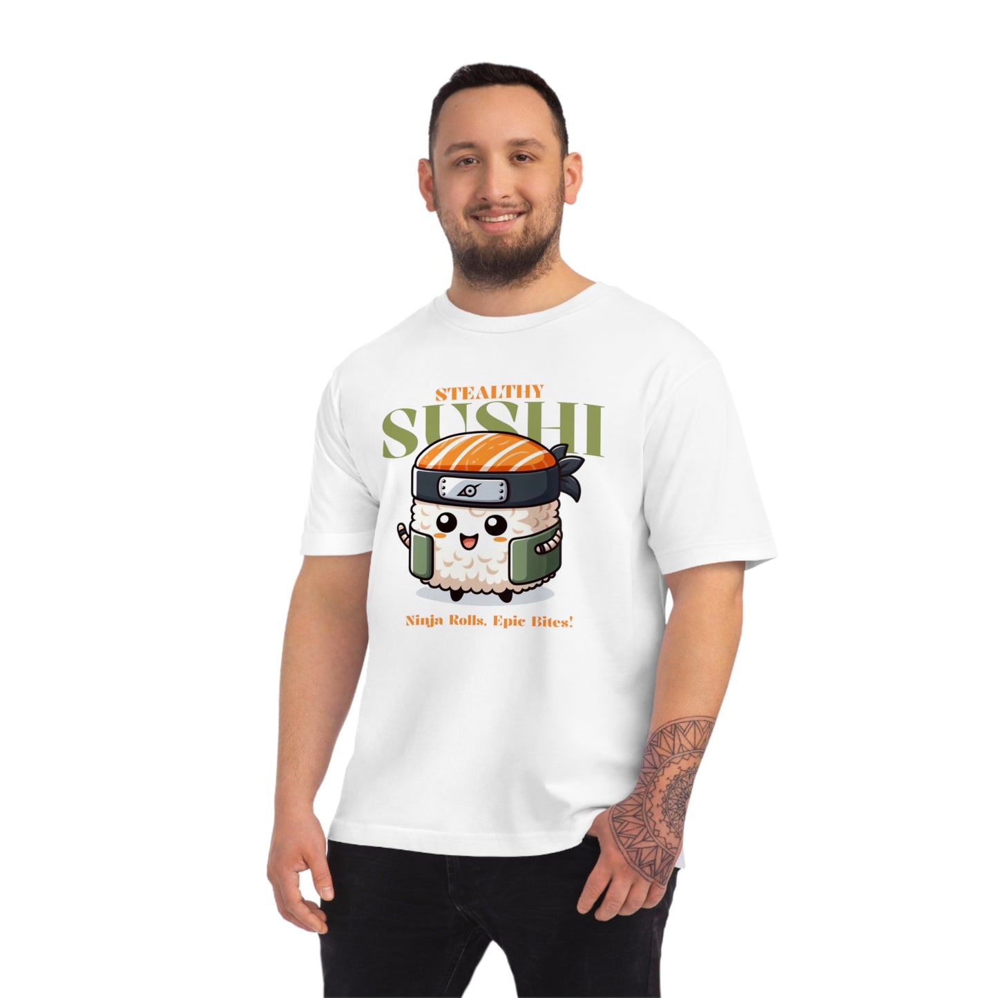 Stealthy Sushi Men's T-Shirt | Ninja Rolls & Epic Bites