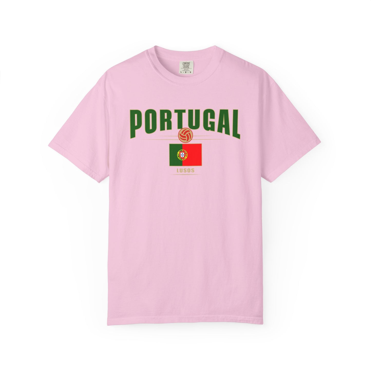 Portugal Garment-Dyed Unisex T-shirt - Perfect for Sports Events & Celebrations