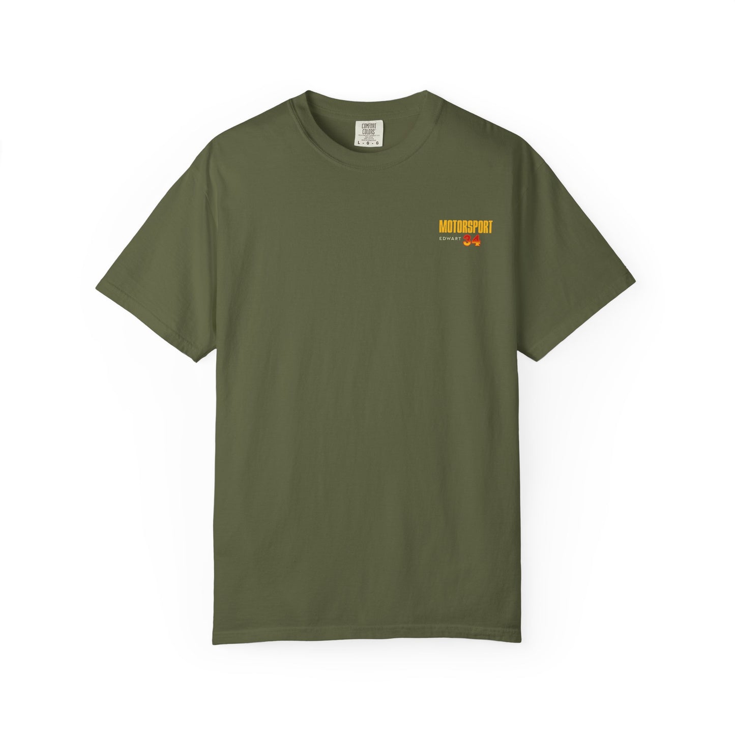 Motorsport Racer Men's Garment-Dyed T-Shirt - Vintage Racing Design