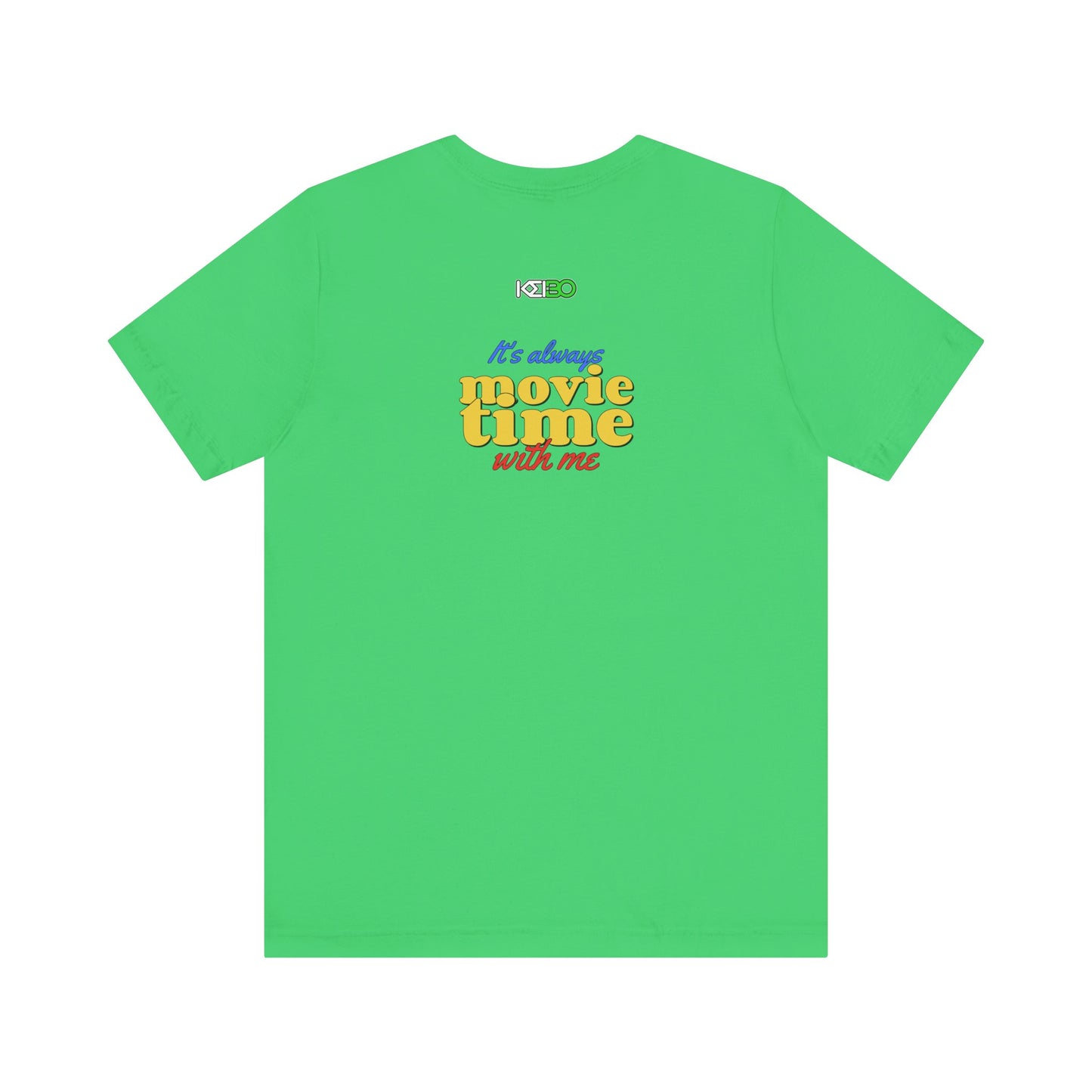 Movie Time Men's Jersey Tee - Fun Graphic T-Shirt for Film Lovers