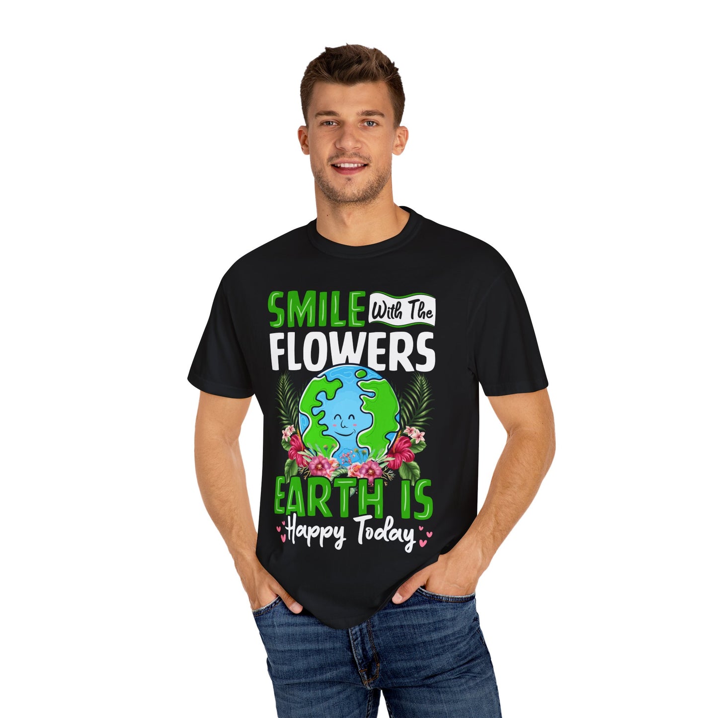 Women's T-Shirt Smile with the flowers