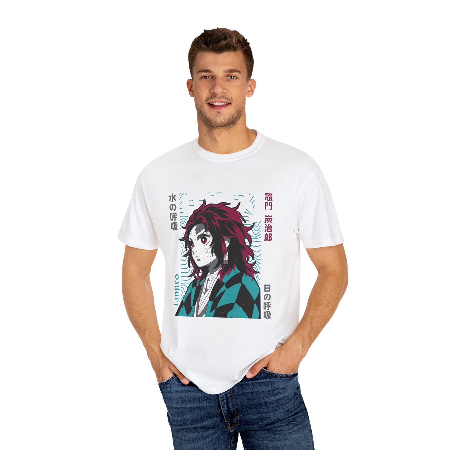 Unisex Anime-Inspired Tanjiro Design T-Shirt