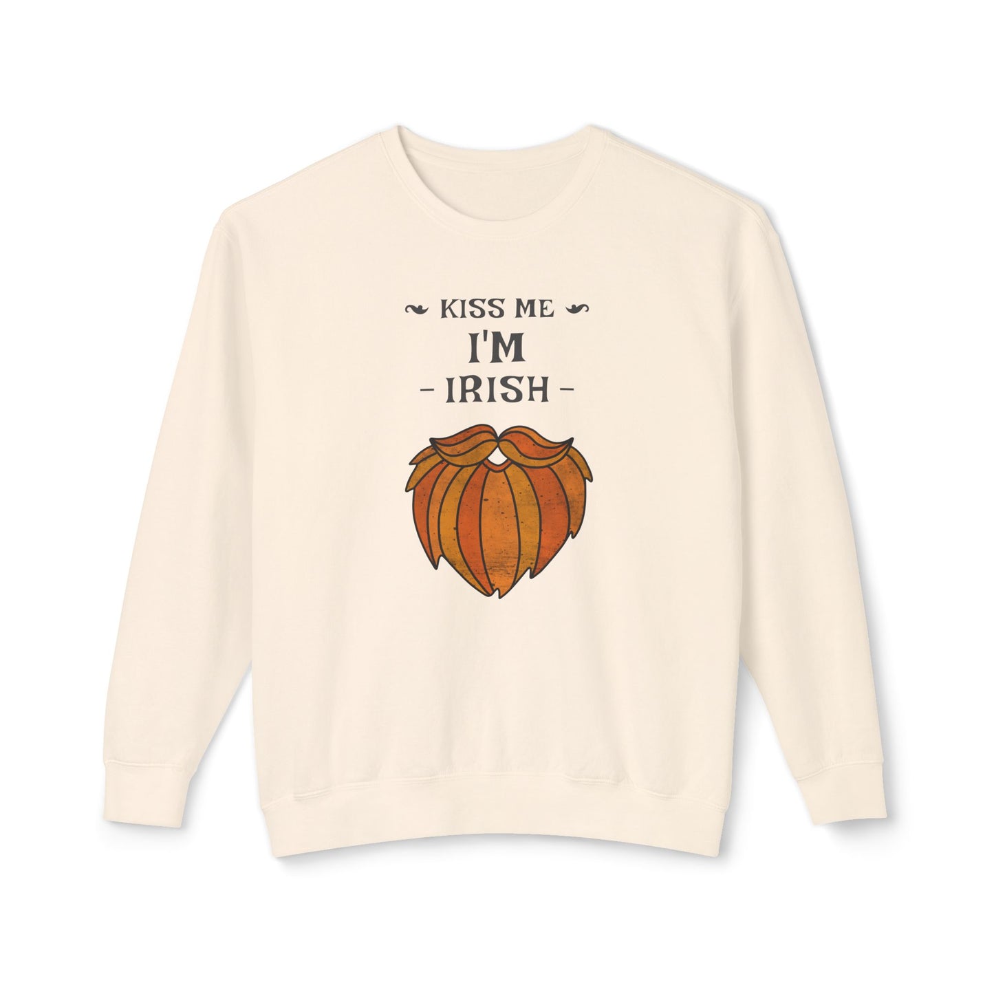 Men's St. Patrick Day Sweatshirt - Kiss Me I'm Irish Vibes
