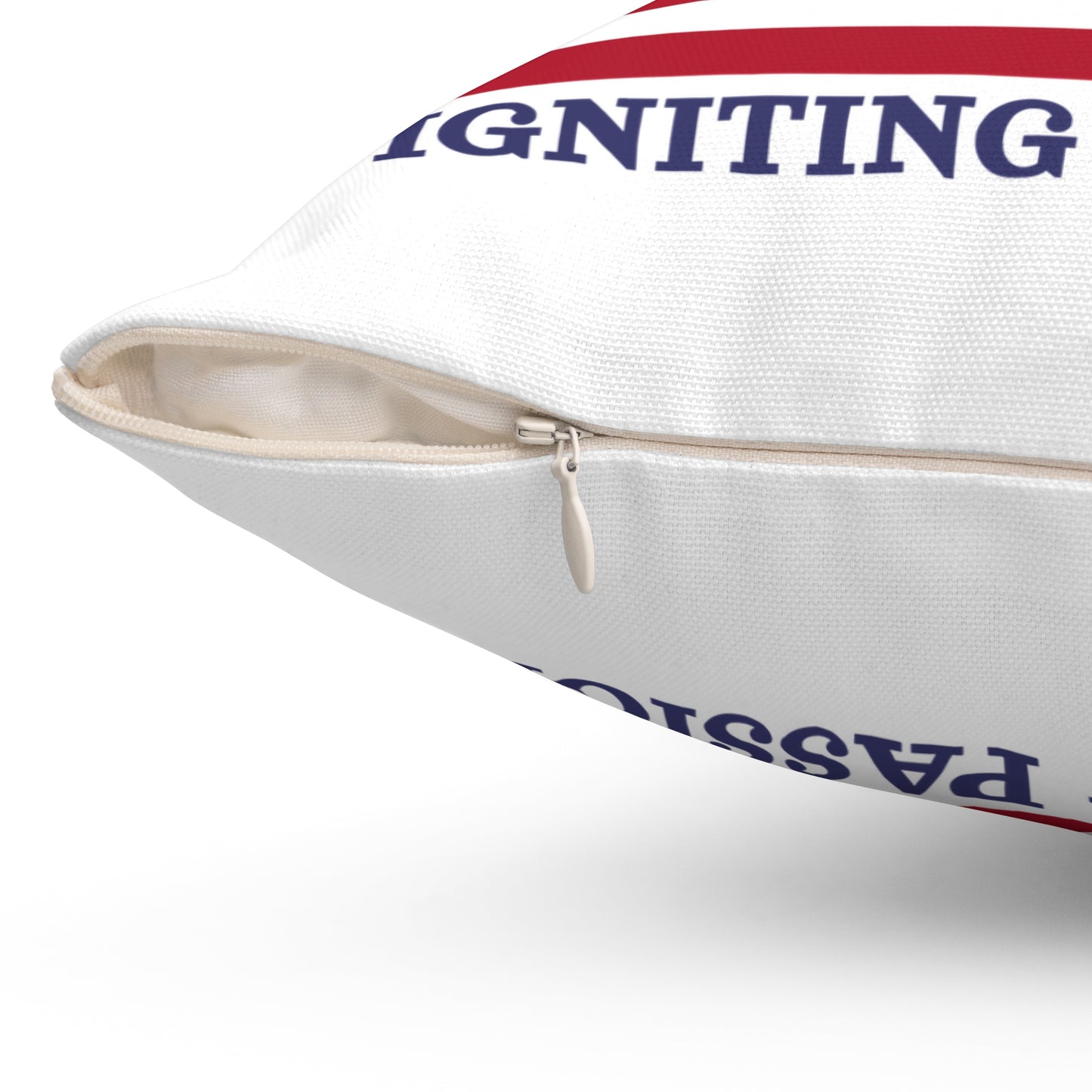 Patriotic American Flag Square Pillow – Perfect for Home Decor