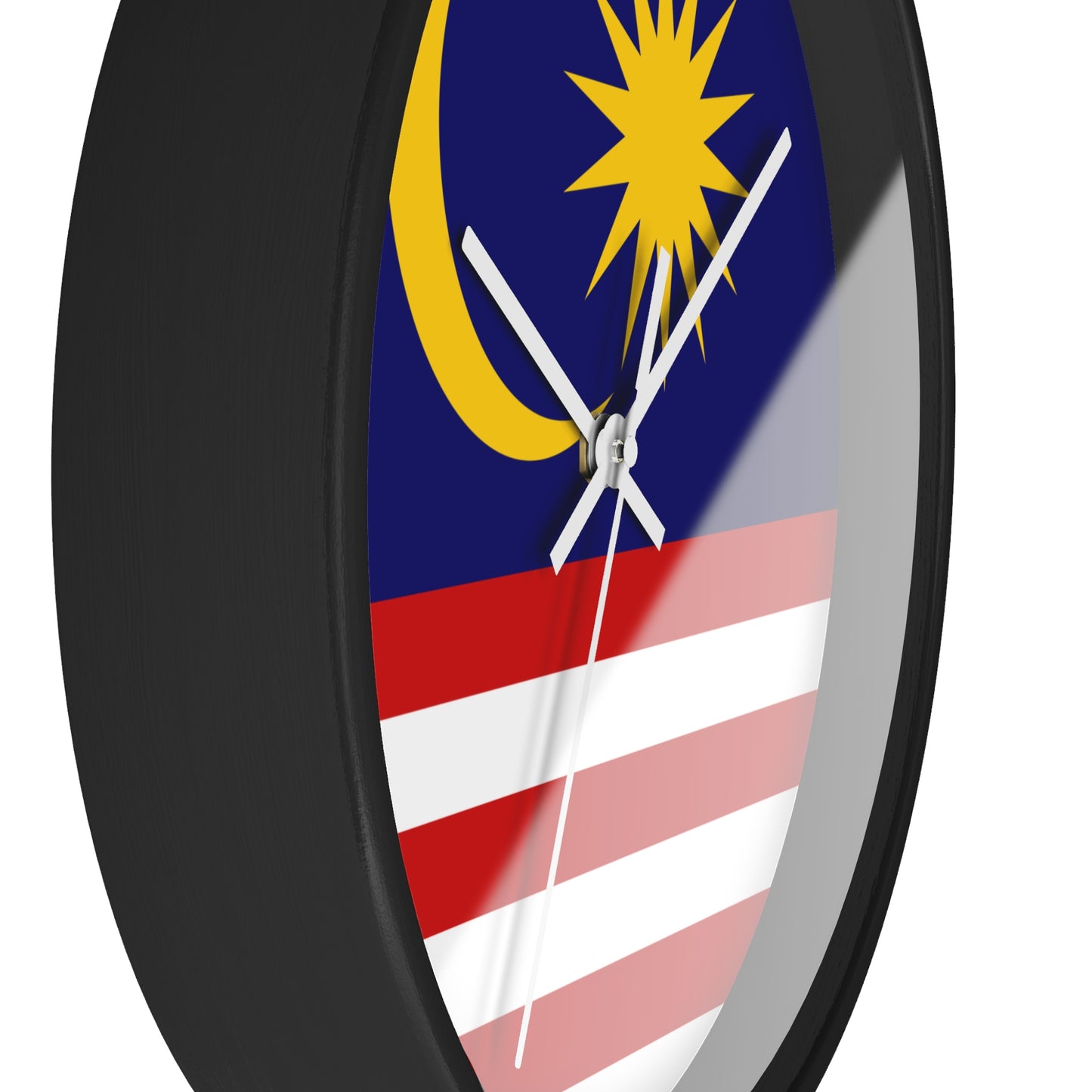 Malaysian Flag Wall Clock – Unique Home Decor for National Celebrations