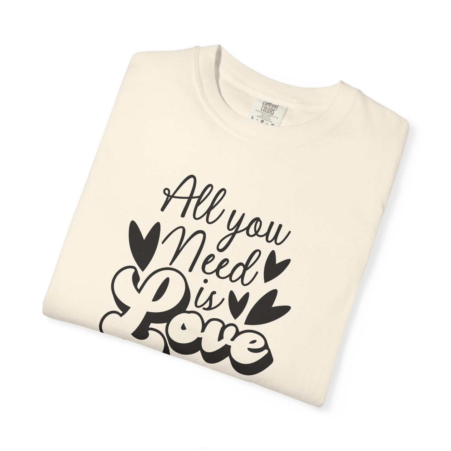Women Graphic T-Shirt All You Need Is Love for Valentine's Day