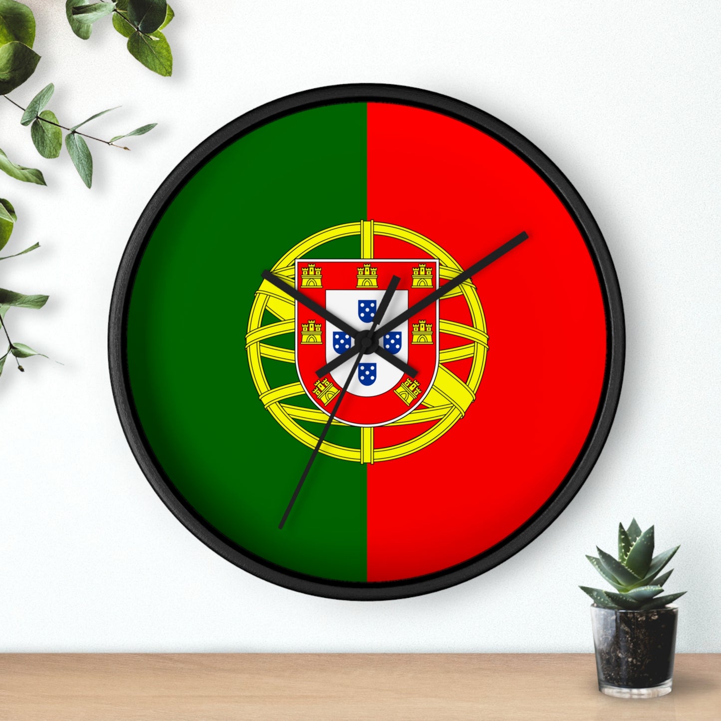 Portuguese Flag Wall Clock - Celebrate Your Heritage at Home