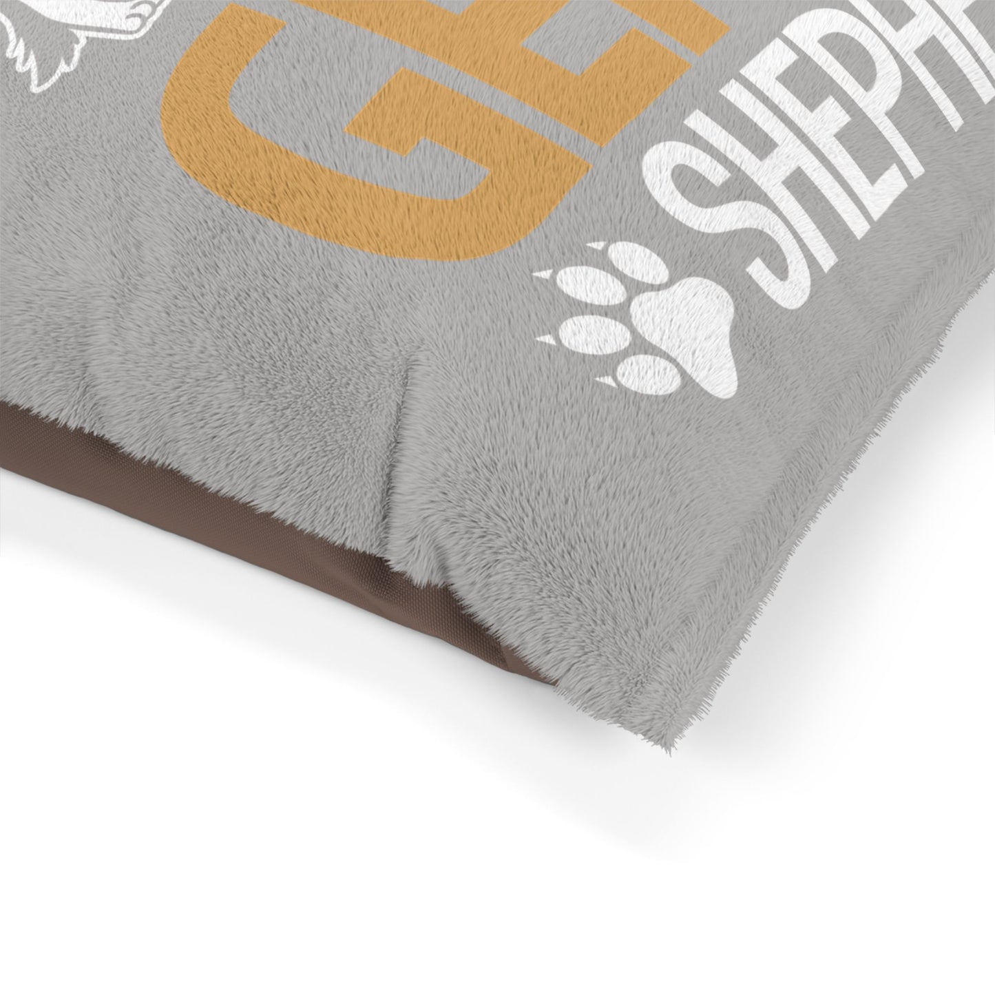Cozy German Shepherd Pet Bed with Fun Text - Perfect for Dog Lovers