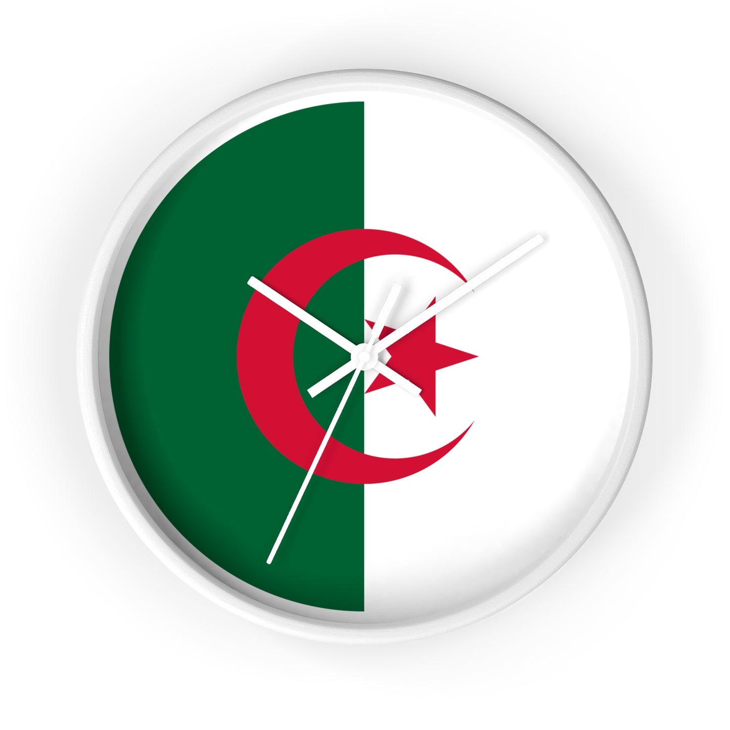Algerian Flag Wall Clock - Stylish Home Decor for National Pride