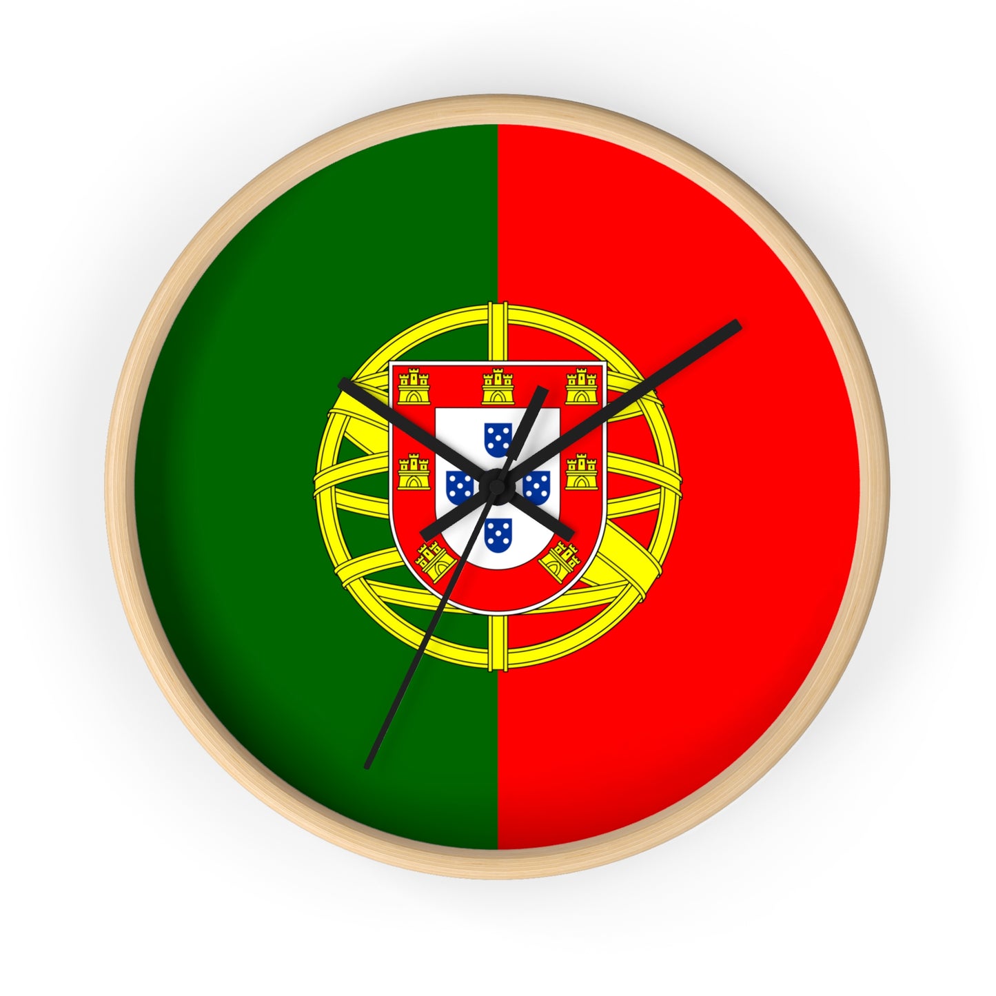 Portuguese Flag Wall Clock - Celebrate Your Heritage at Home