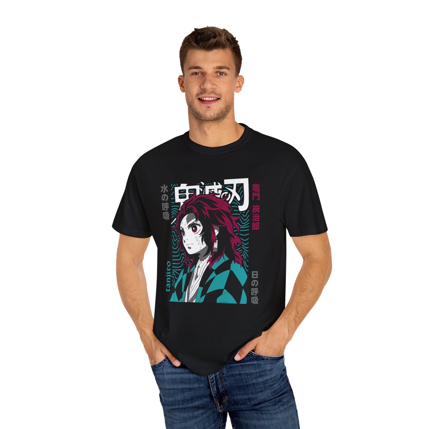 Unisex Anime-Inspired Tanjiro Design T-Shirt