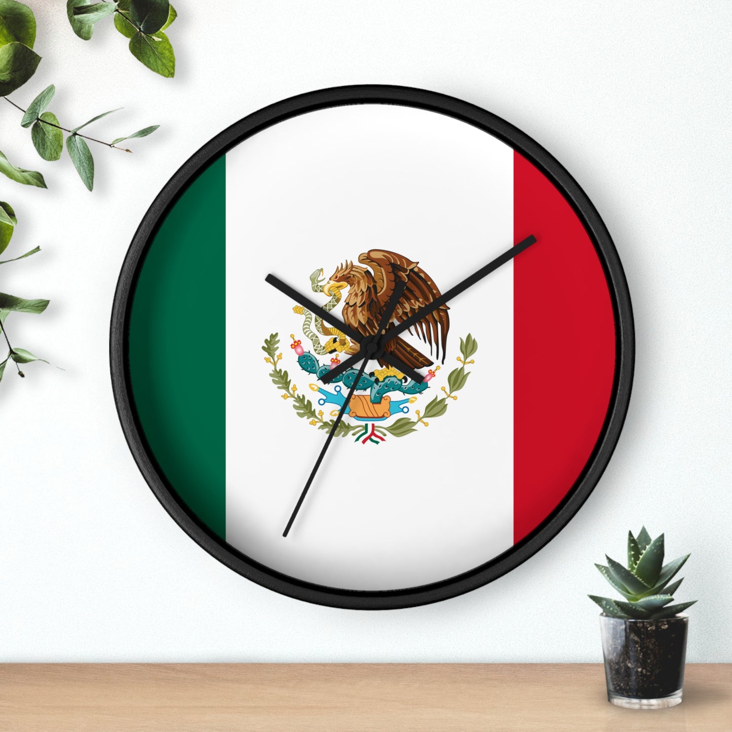 Mexican Flag Wall Clock - Celebrate Heritage and Time