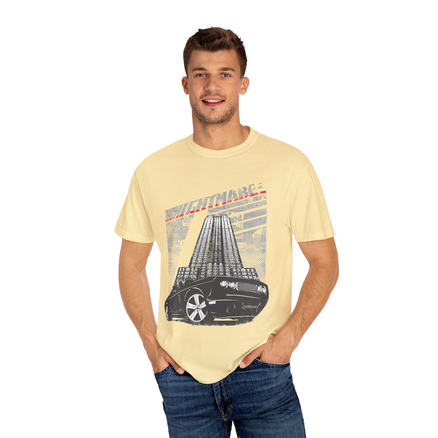 Vintage Car Graphic Unisex T-Shirt - Dream Big Design for Car Fans