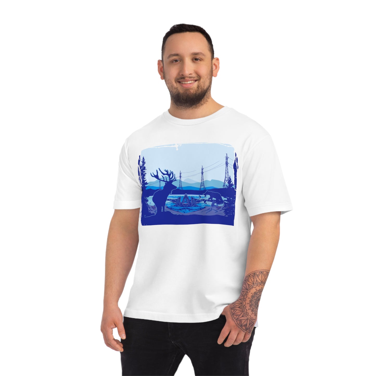 Nature-Inspired Unisex Fuser T-Shirt - Adventure & Outdoors Graphic Tee
