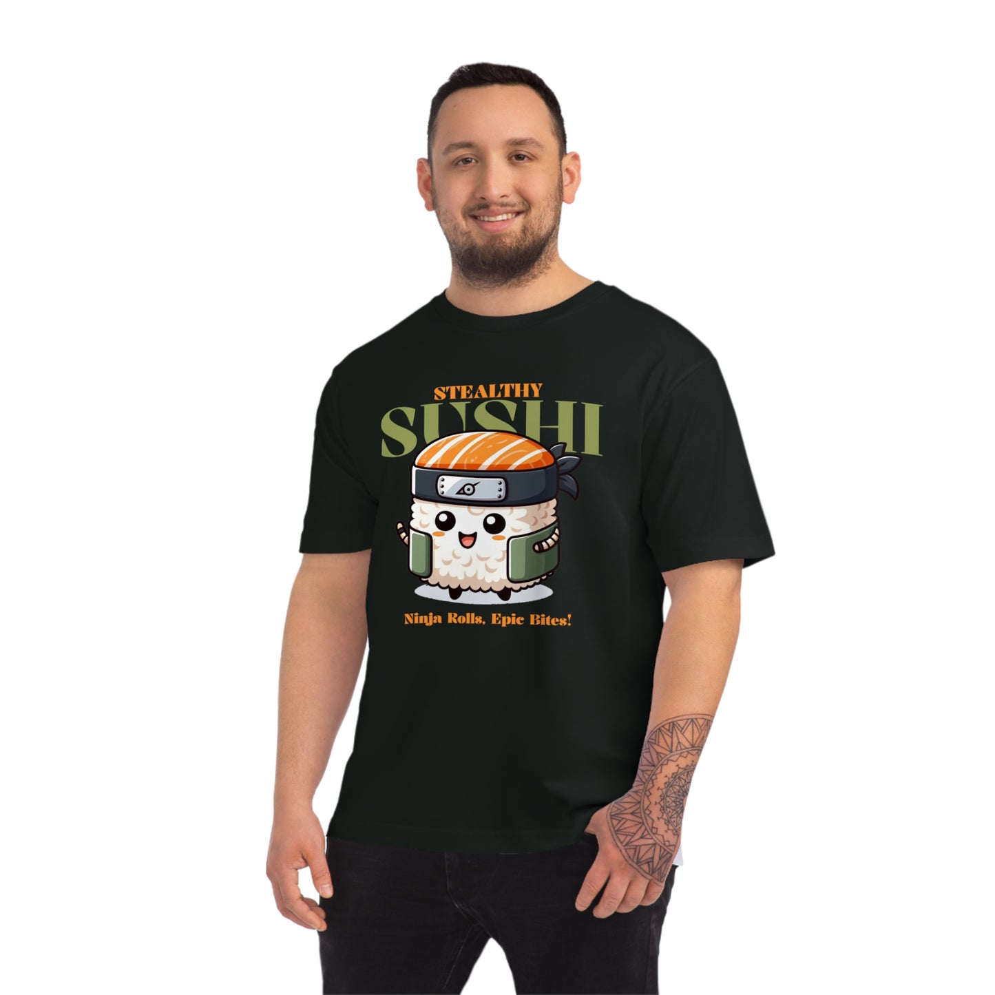 Stealthy Sushi Men's T-Shirt | Ninja Rolls & Epic Bites