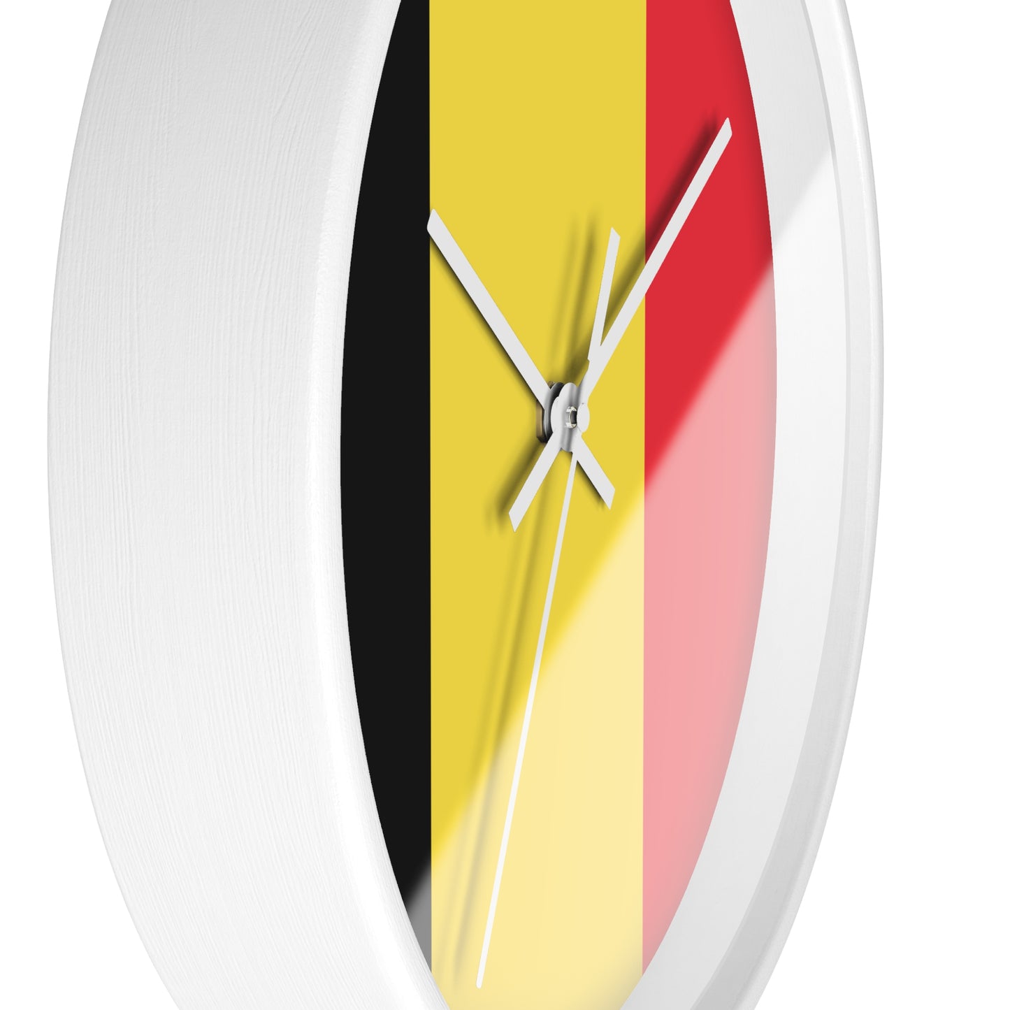 Belgian Flag Wall Clock - Timeless Home Decor for Belgium Lovers
