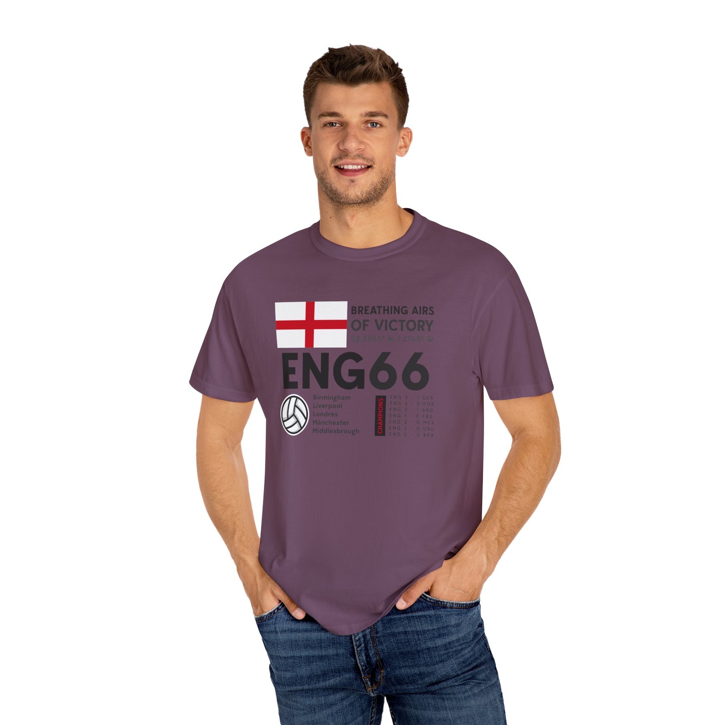 Unisex T-Shirt ENGLAND '66 Breathing Airs of Victory