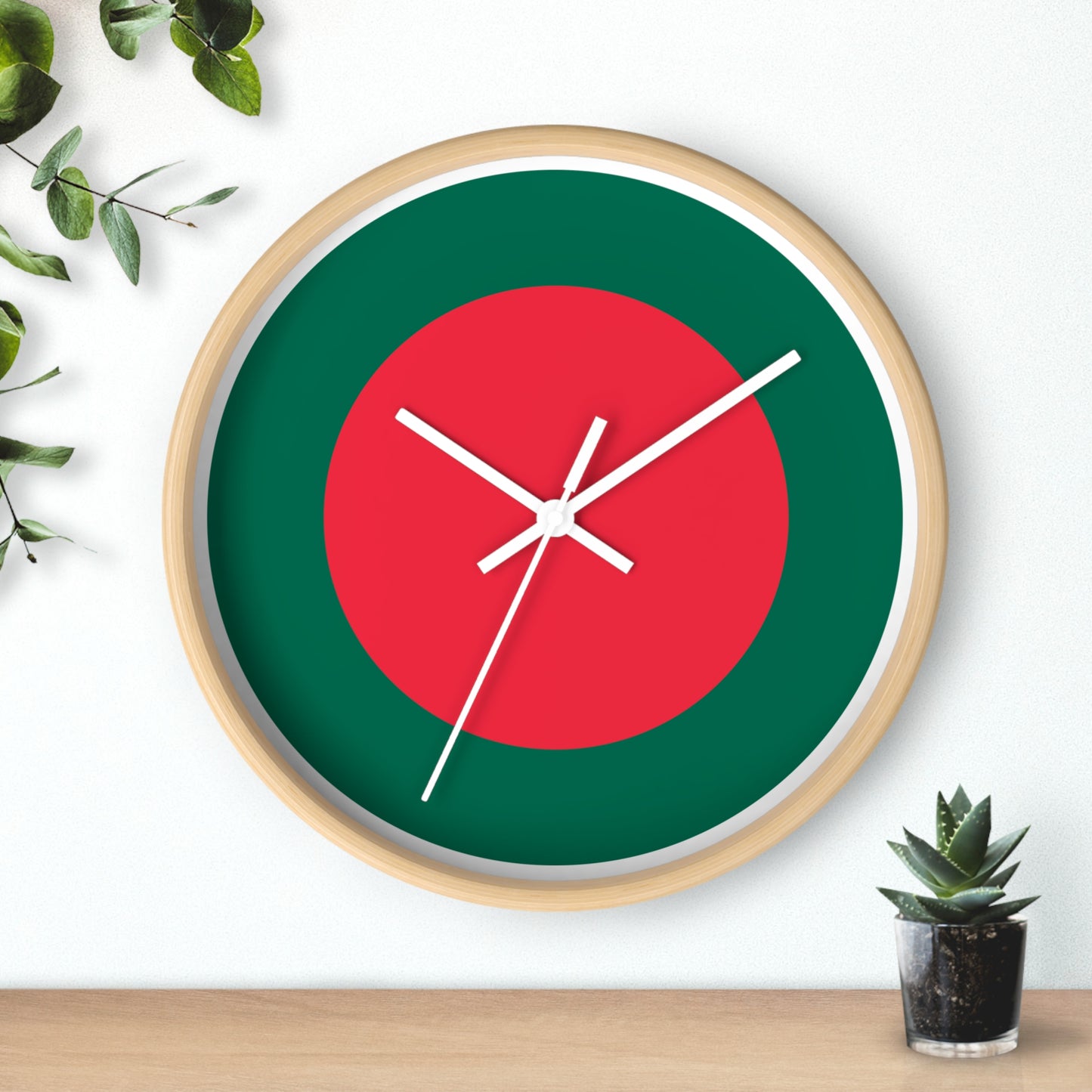 Bangladesh Flag Wall Clock - Perfect for Home Decor and Gifts