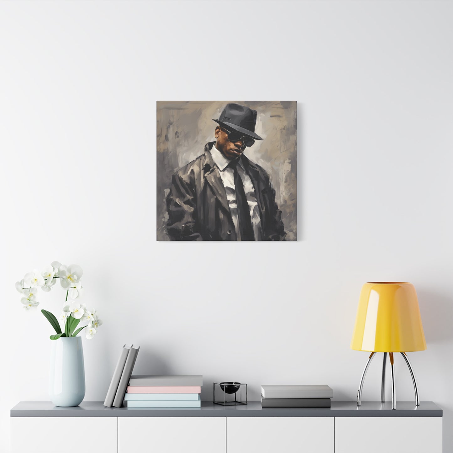 Stylish Canvas Wall Art - Modern Urban Portrait