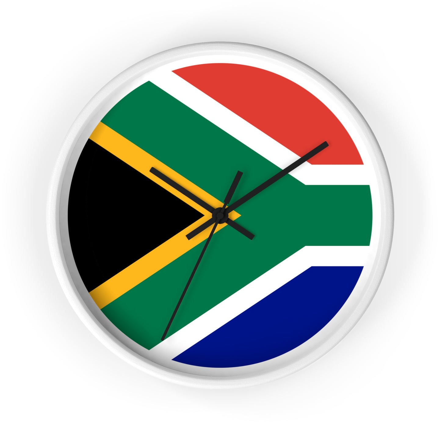 South African Flag Wall Clock - Bold Home Decor for Patriotism & Style