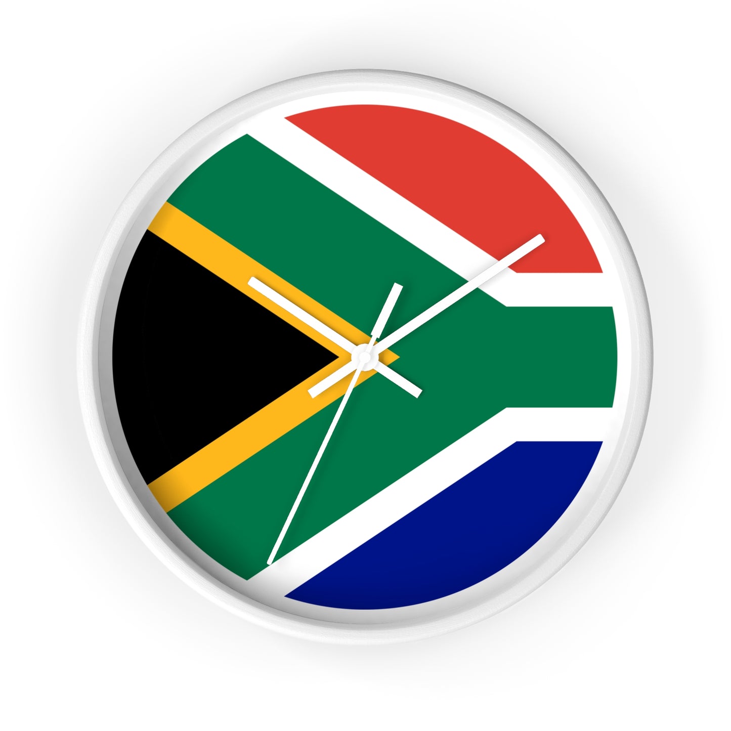 South African Flag Wall Clock - Bold Home Decor for Patriotism & Style