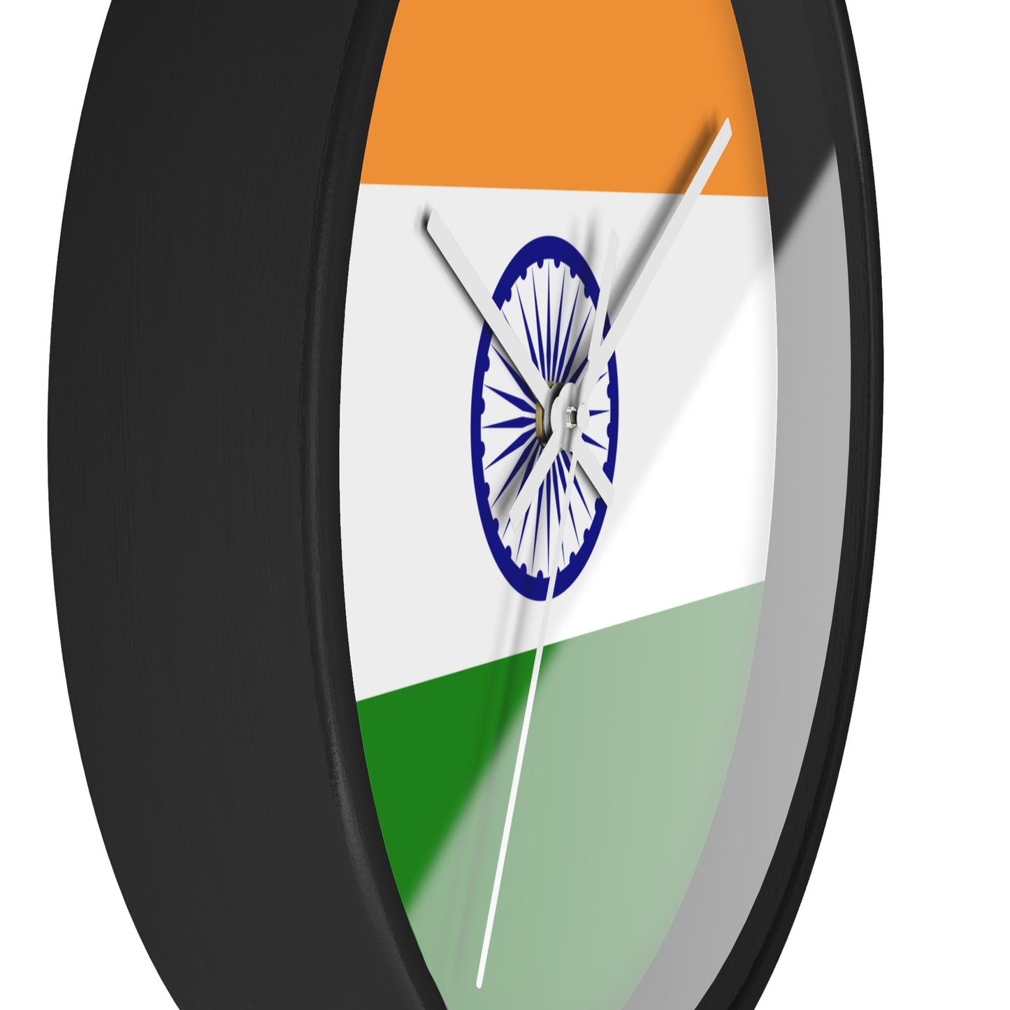 Indian Flag Wall Clock - Vibrant Home Decor for Patriotism and Celebrations