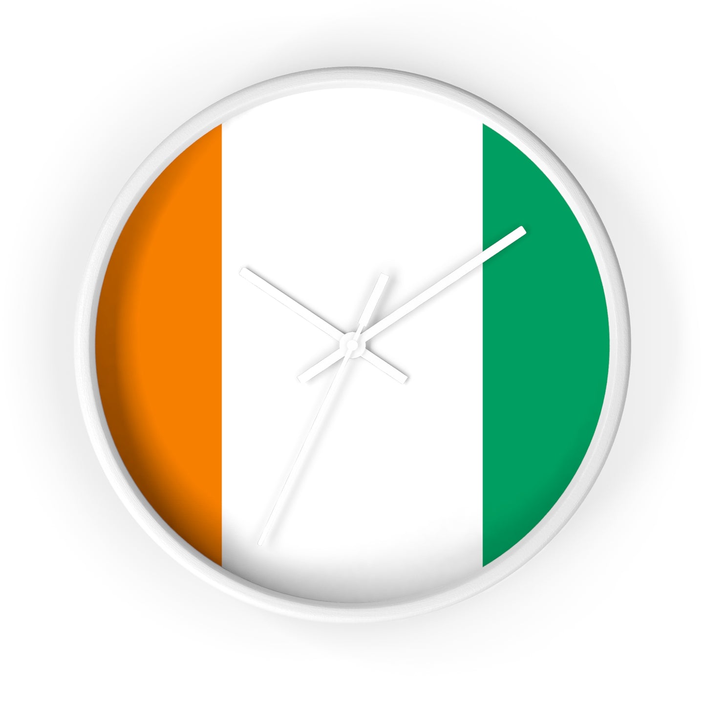 Irish Flag Wall Clock - Home Decor for St. Patrick's Day