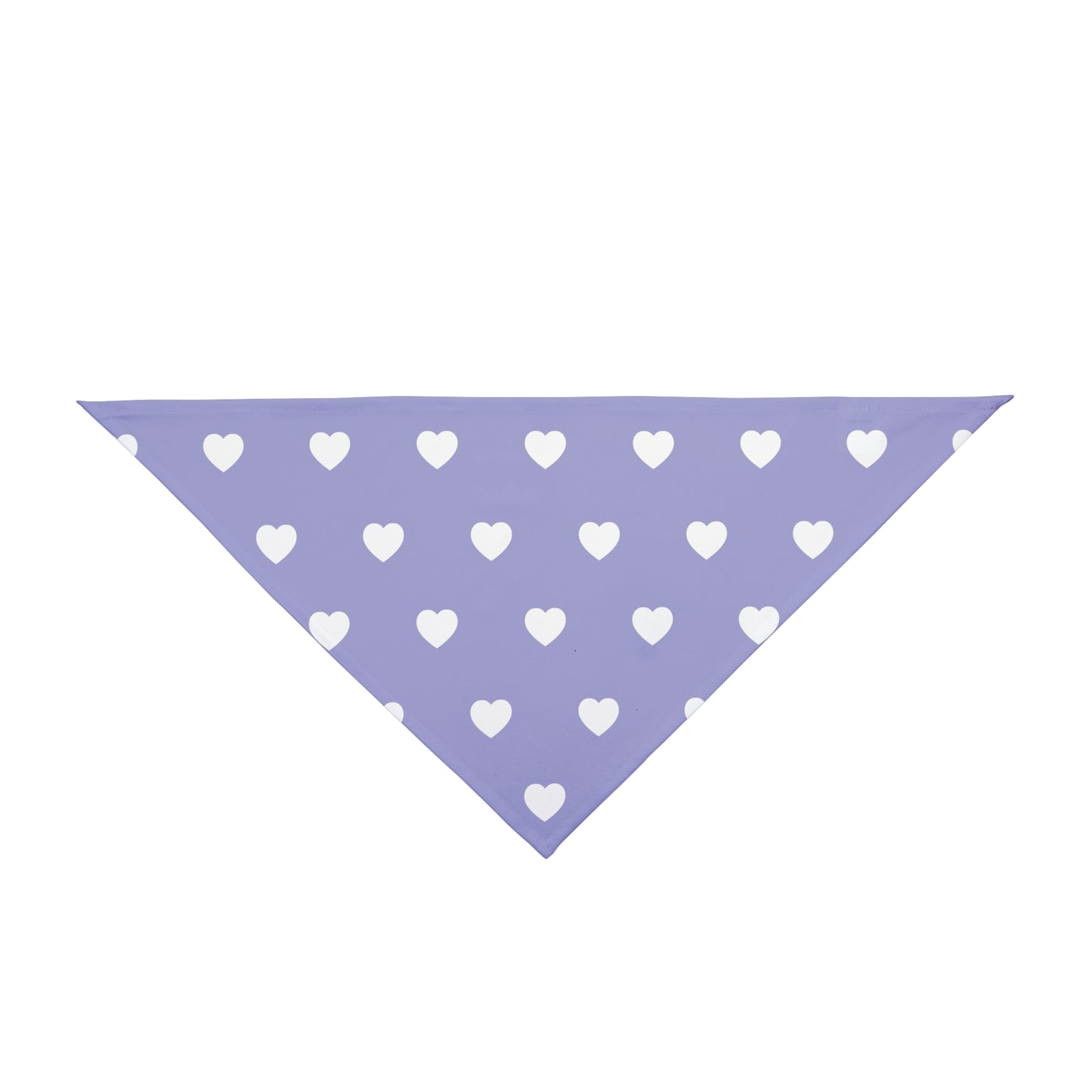 Love Heart Pattern Pet Bandana - Cute Puppy Accessory
