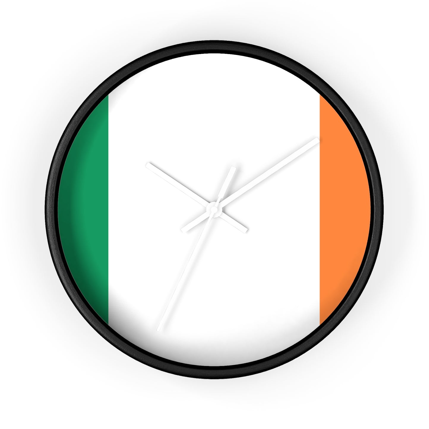 Irish Flag Wall Clock - Stylish Home Decor for St. Patrick's Day & Everyday