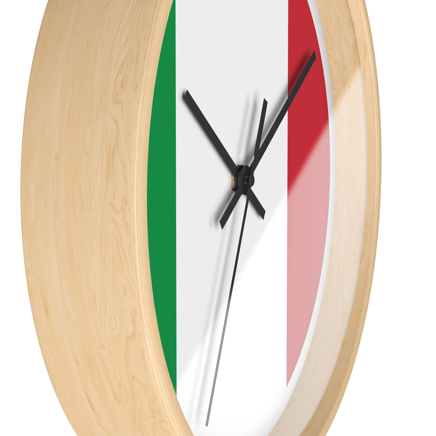 Italian Flag Wall Clock - Stylish Home Decor for Italy Lovers