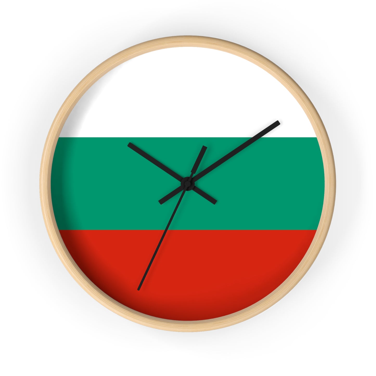 Bulgaria Flag Wall Clock - Stylish Home Decor for Patriotic Displays