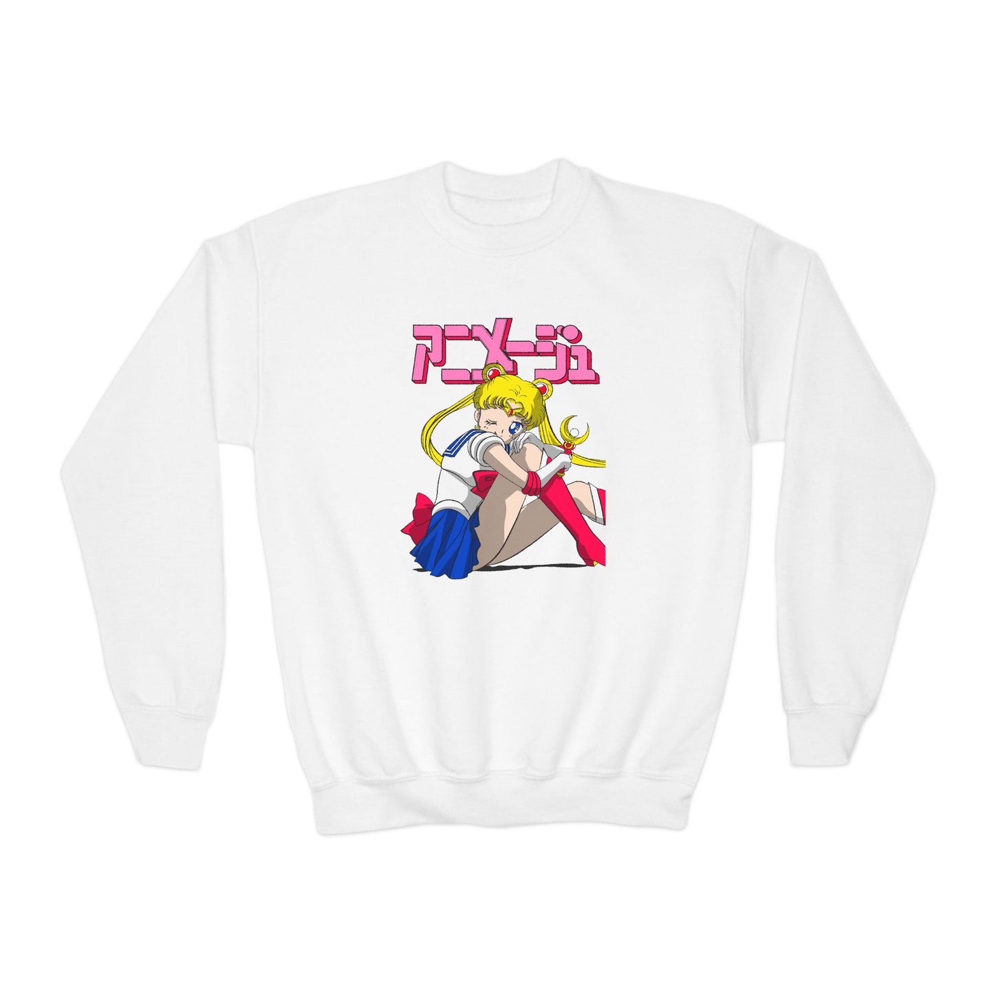 Sailor Moon Youth Sweatshirt – Cozy Anime Apparel for Kids & Teens