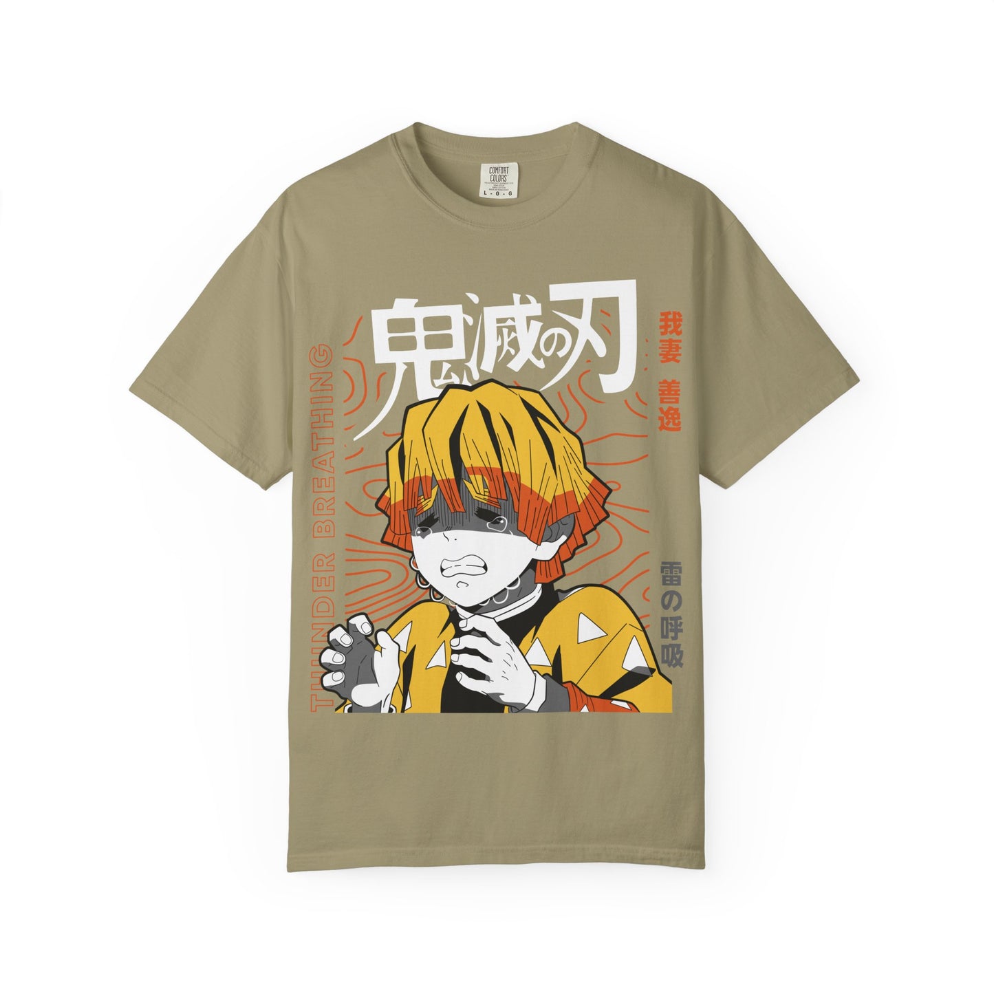 Unisex Anime Demon Slayer Inspired T-Shirt Thunder Breathing