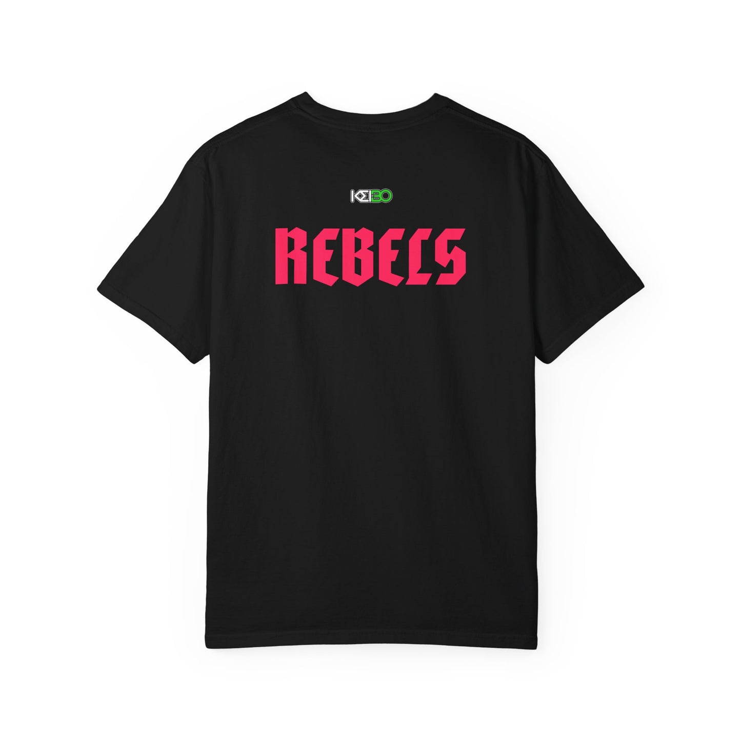 Men Rebels Garment-Dyed T-Shirt - Bold Graphic Tee for Streetwear Enthusiasts
