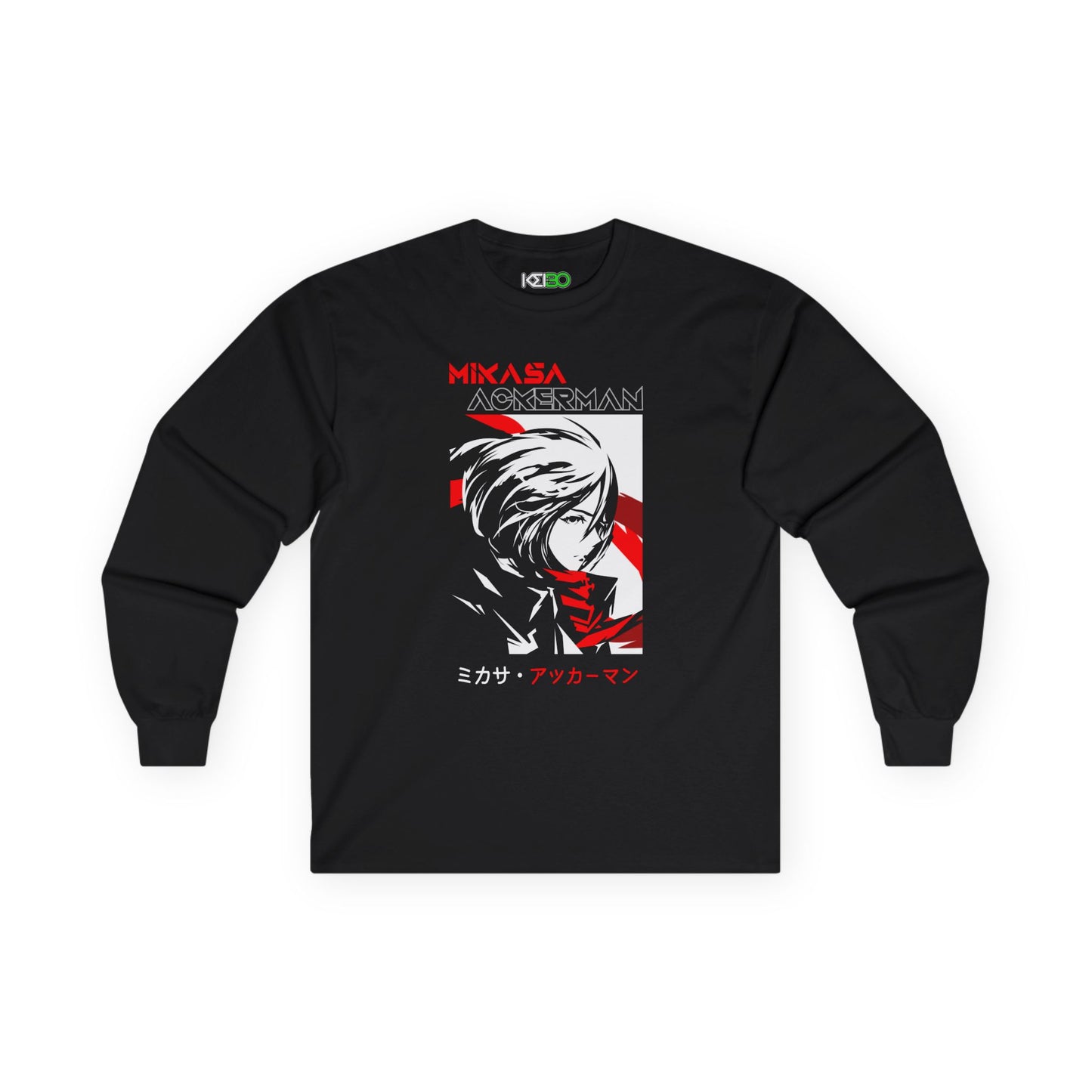 Mikasa Ackerman Long Sleeve Tee Unisex Anime Shirt