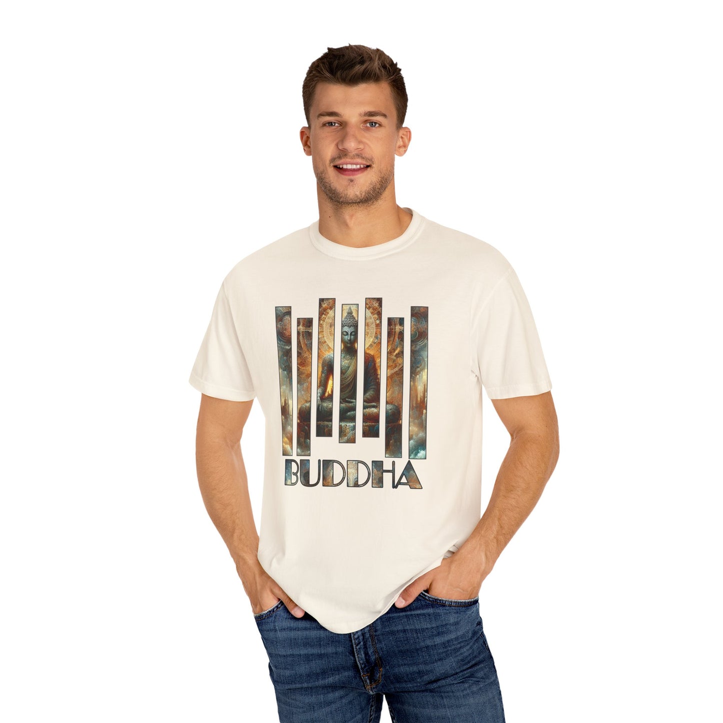 Unisex Serene Buddha Graphic T-Shirt for Mindfulness & Spirituality