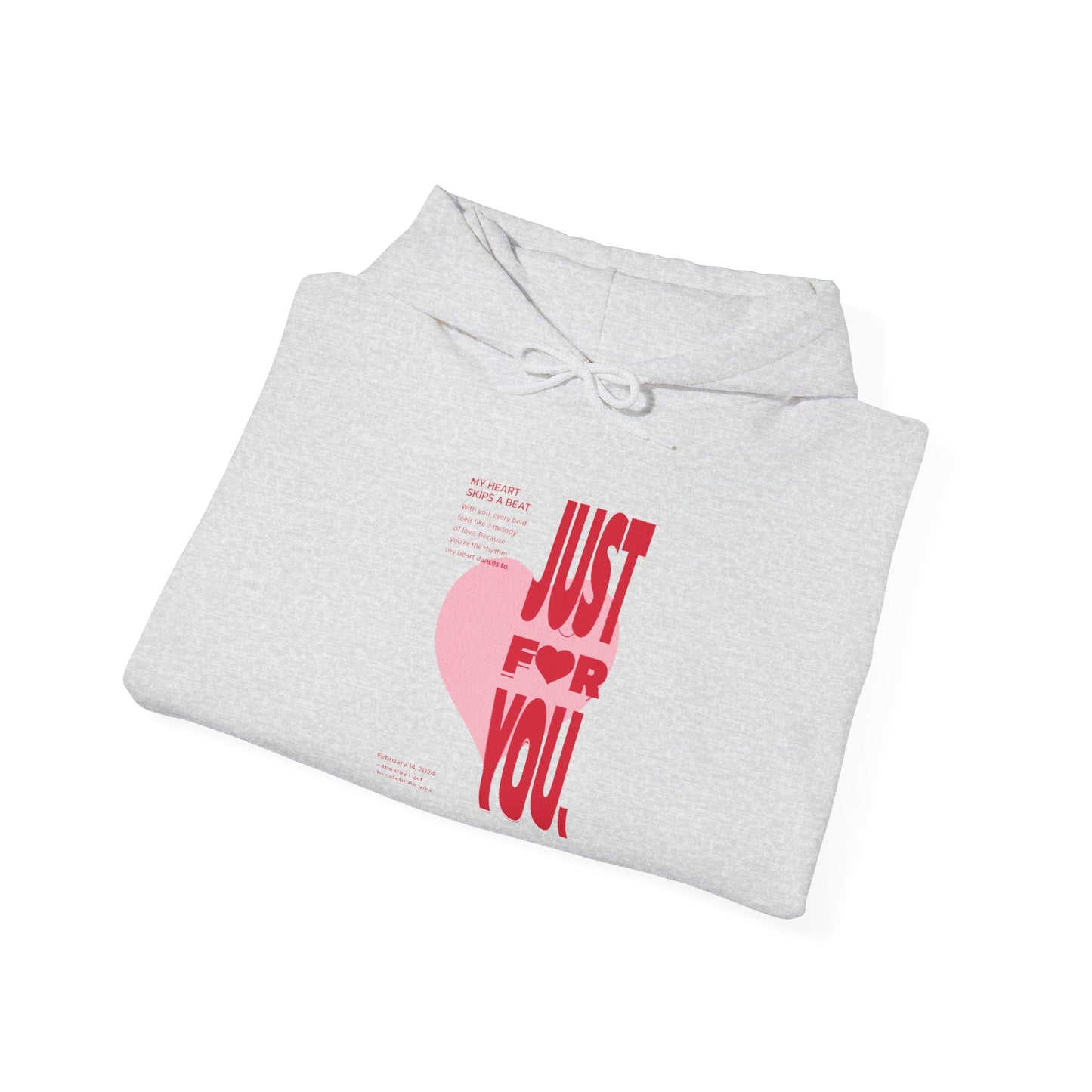 Women Love Story Hooded - "Just For You" Valentine's Day Vibe