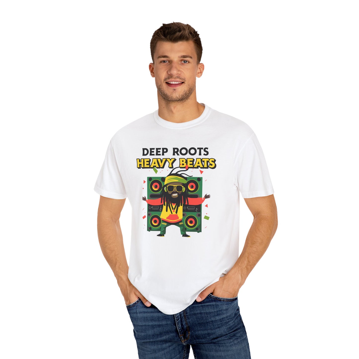 Men's T-Shirt - Reggae Vibes Deep Roots