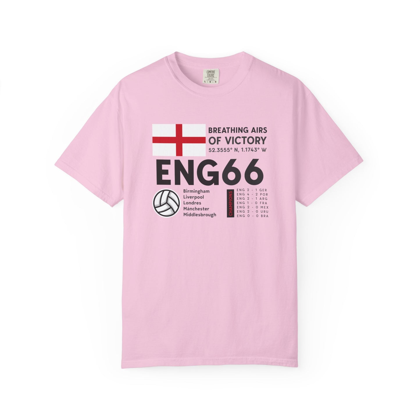 Unisex T-Shirt ENGLAND '66 Breathing Airs of Victory