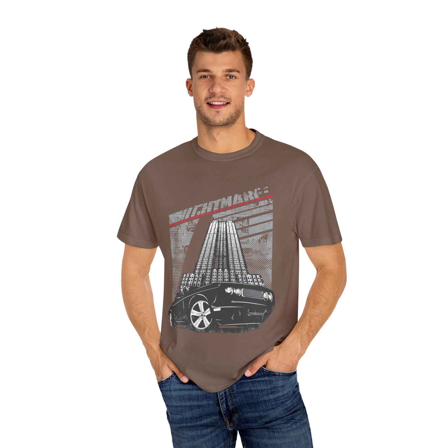 Vintage Car Graphic Unisex T-Shirt - Dream Big Design for Car Fans