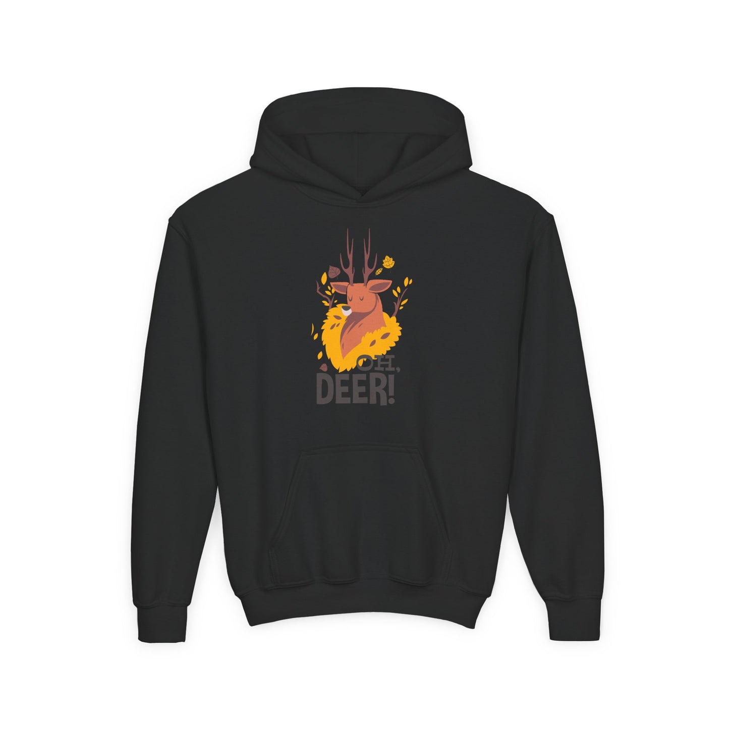 Youth Hooded for Boys "Oh Deer!" Fun Fall