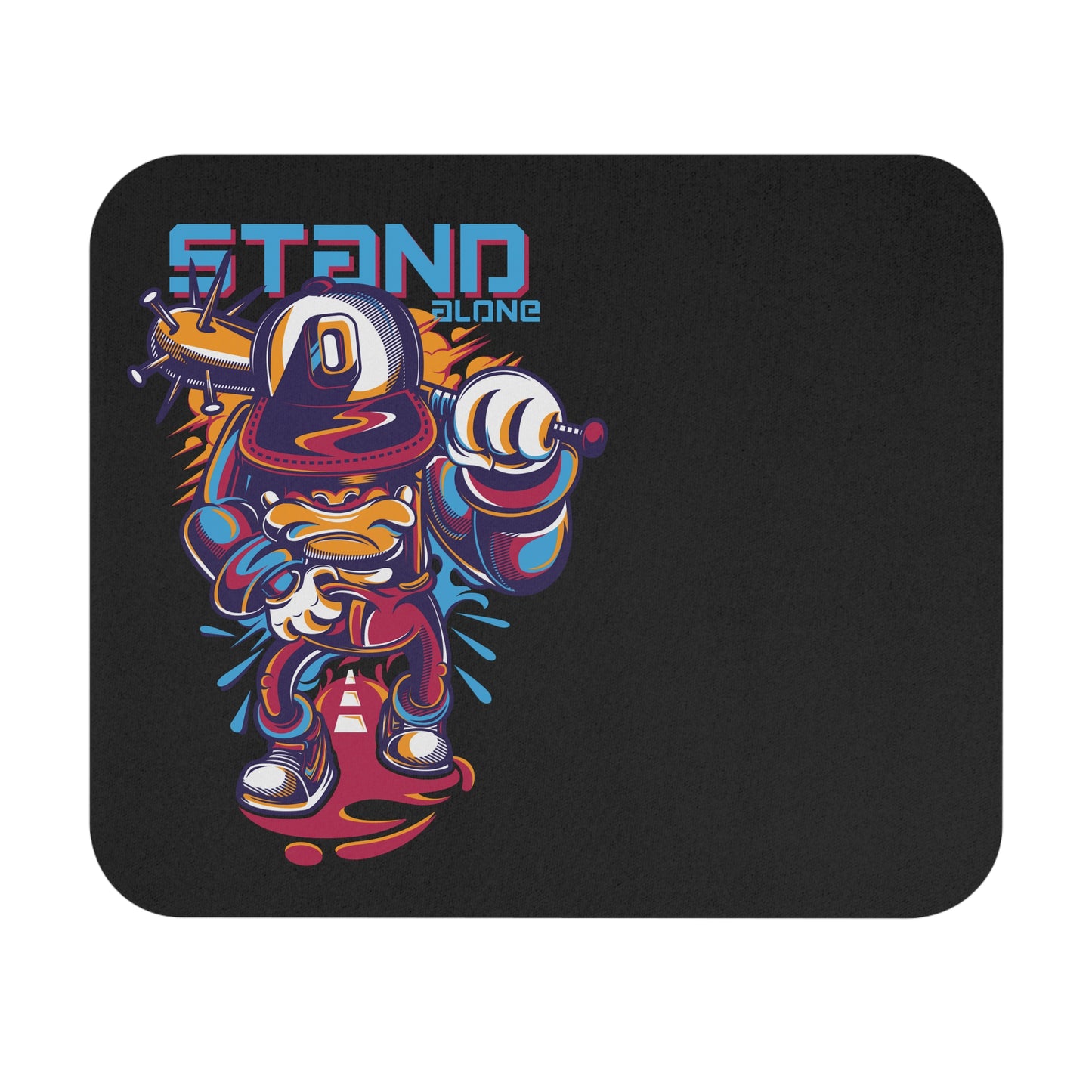 Unique Graphic Mouse Pad - Stand Alone Design, Perfect for Gamers & Creatives