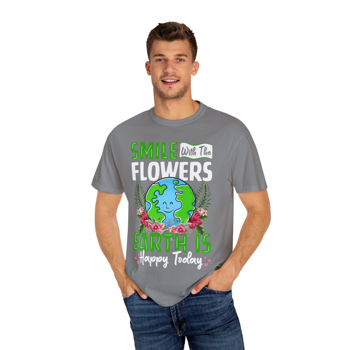Women's T-Shirt Smile with the flowers