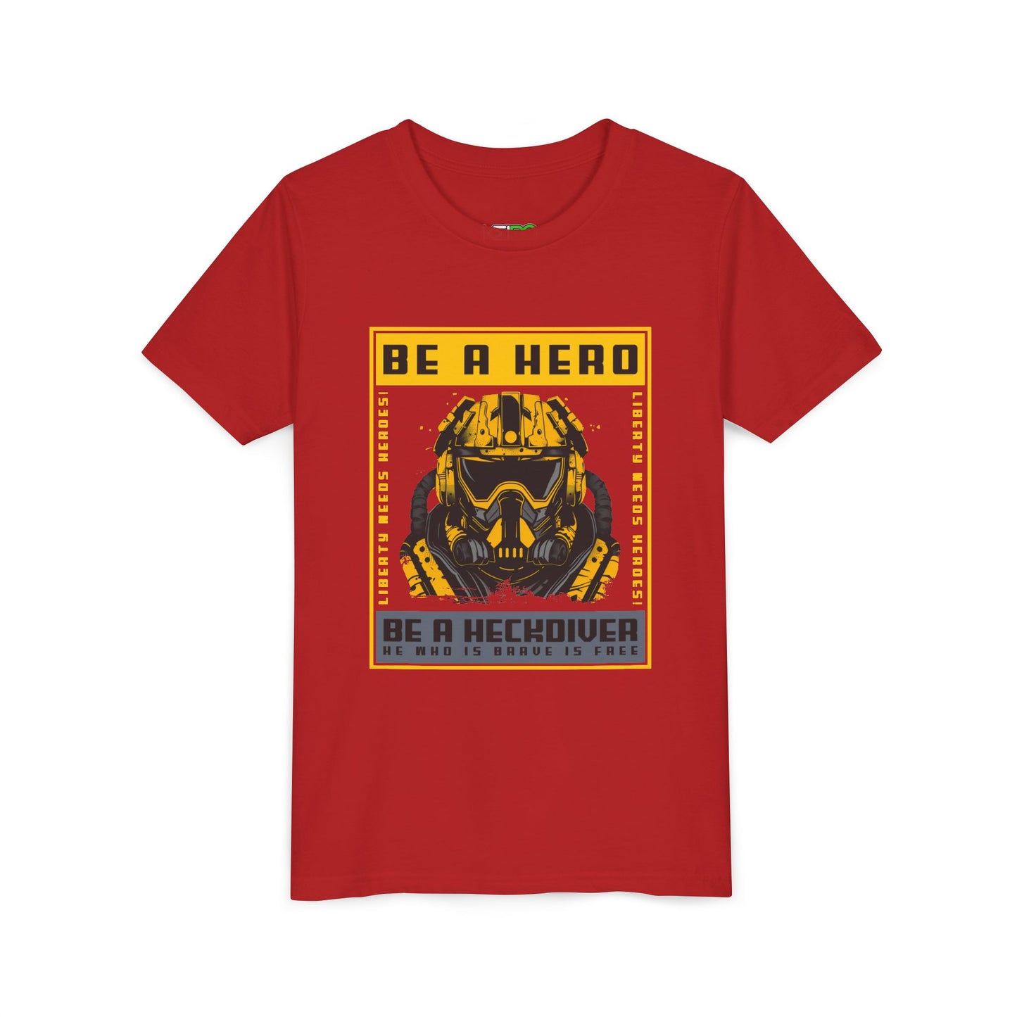 "Be a Hero" Youth Graphic T-shirt – Empowering the Next Generation of Heroes