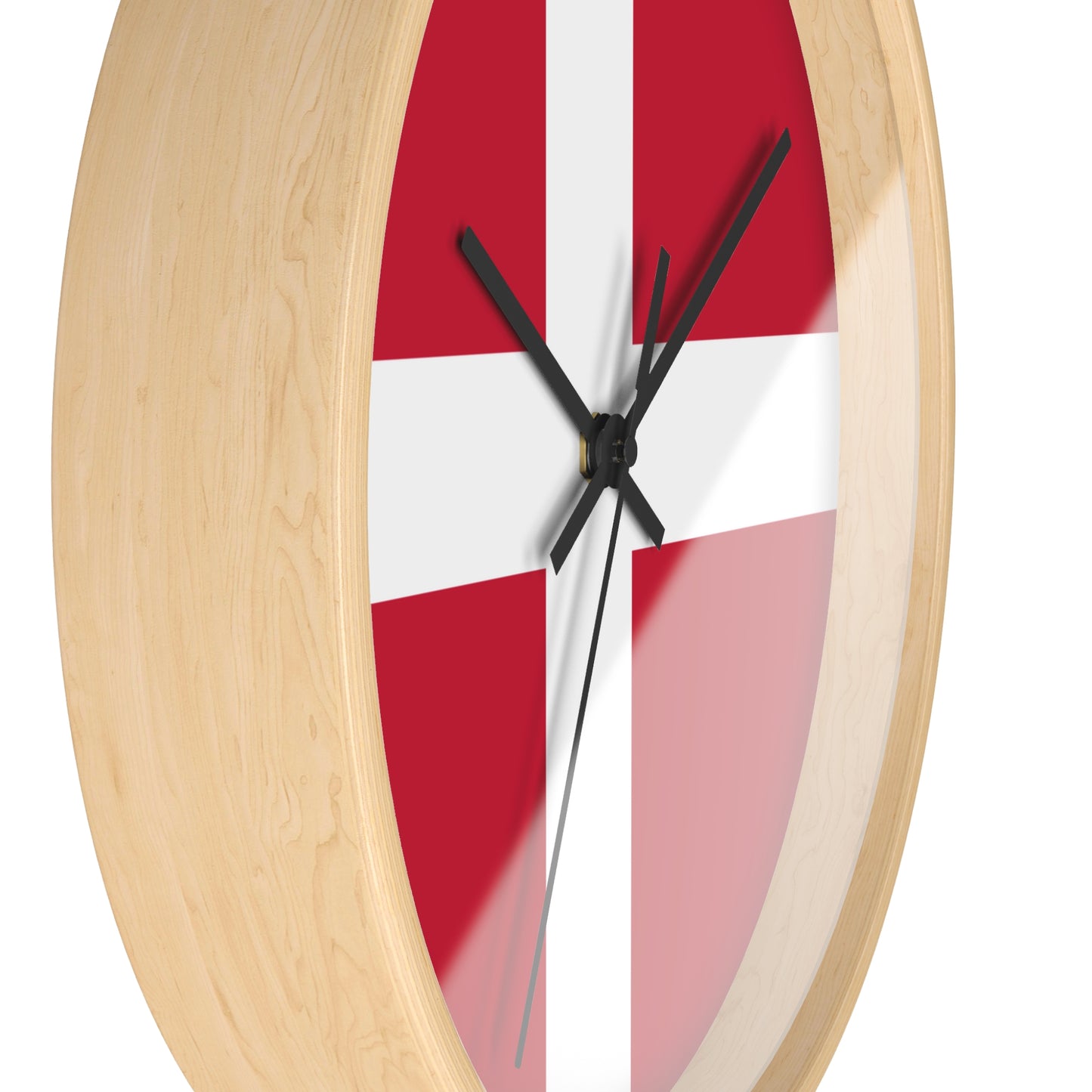 Danish Flag Wall Clock - Timeless Home Decor