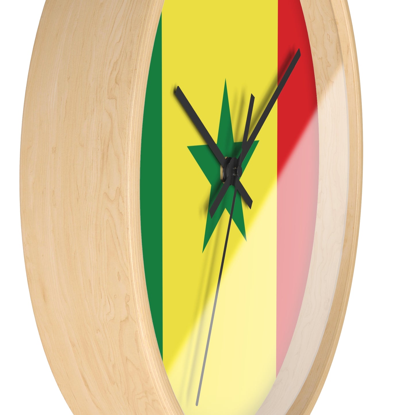 Senegal Flag Wall Clock - Vibrant Home Decor for National Pride