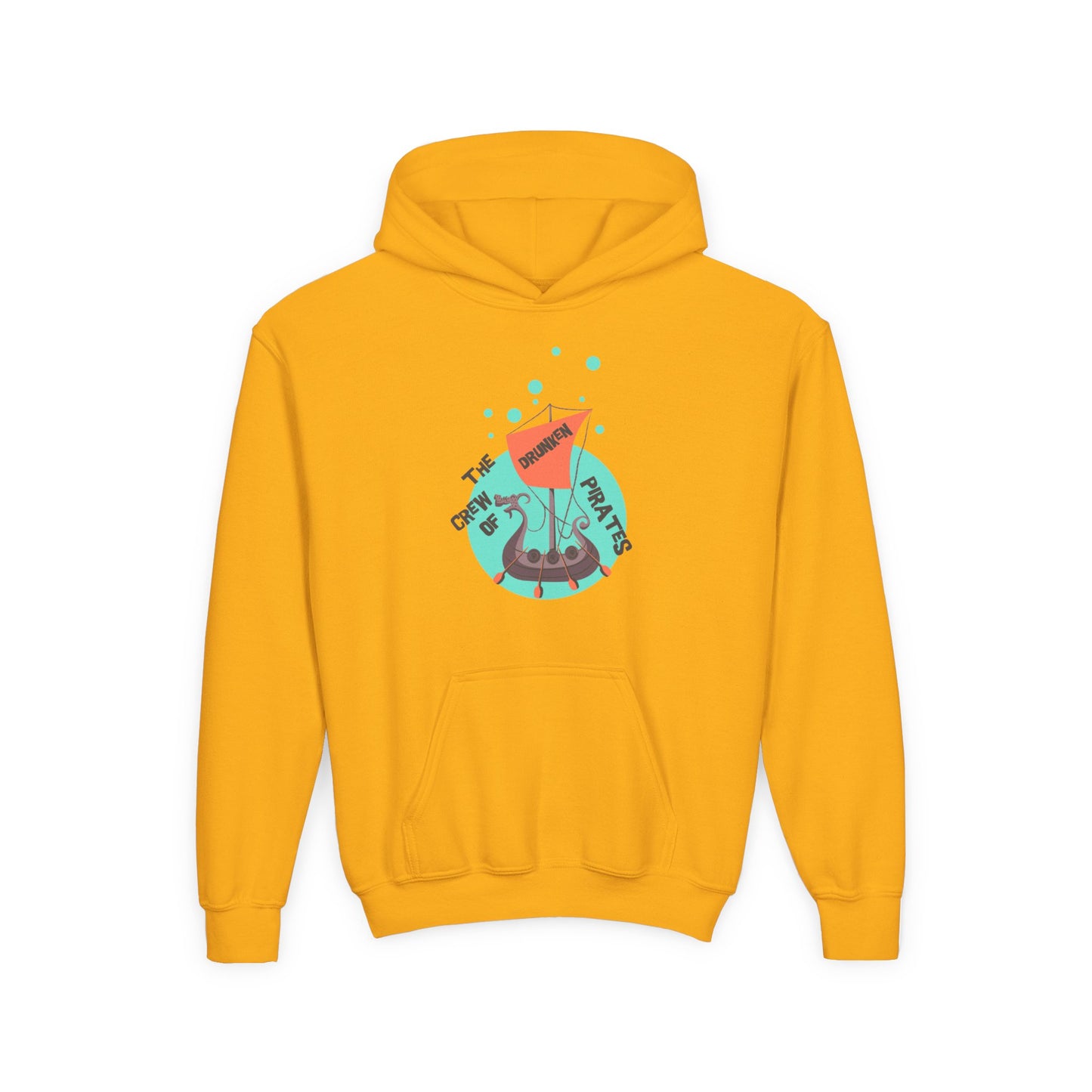 Youth Hoodie for Boys - "Don’t Worry, Be Happy"