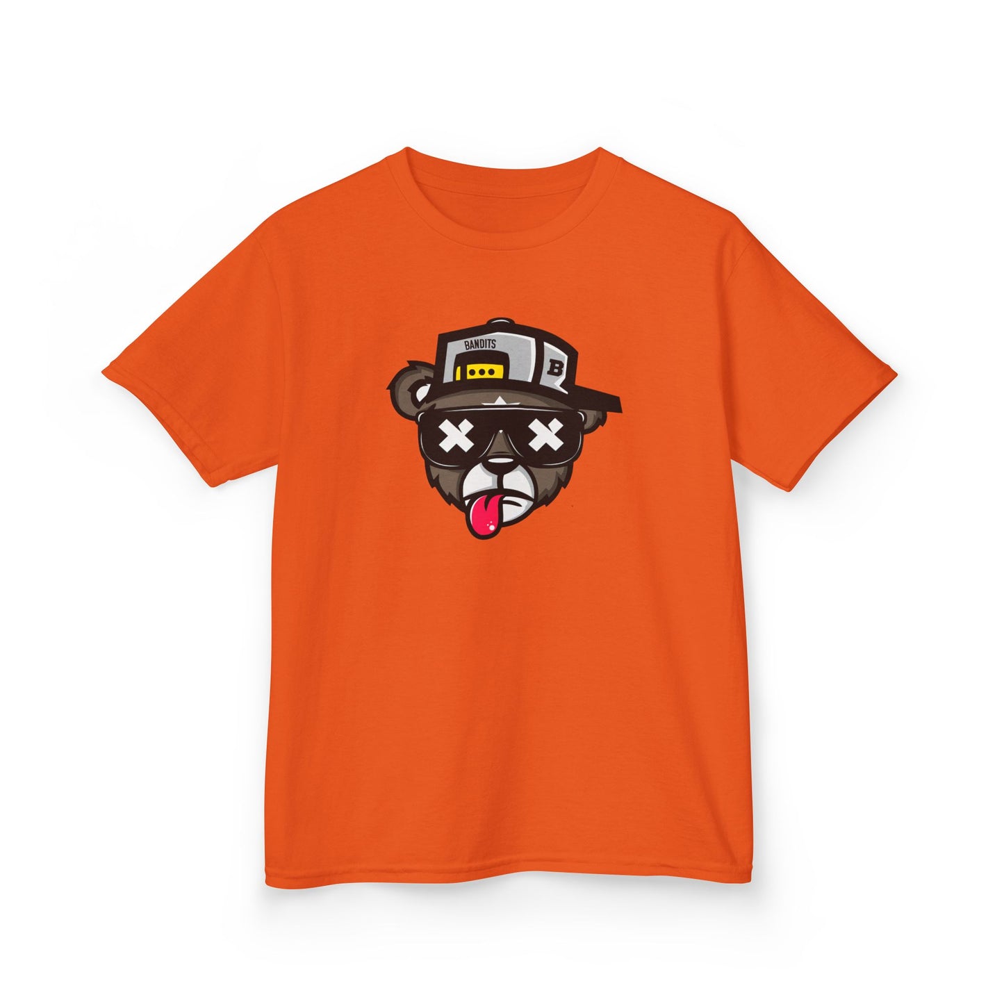Cool Graphic Kids Tee with Funky Bear Design